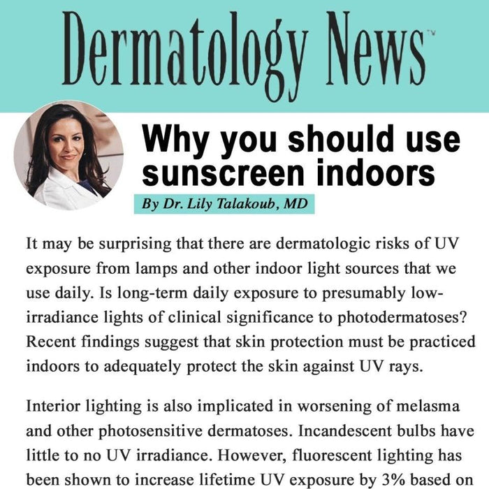 Why You Should Use Sunscreen Indoors | Derm to Door